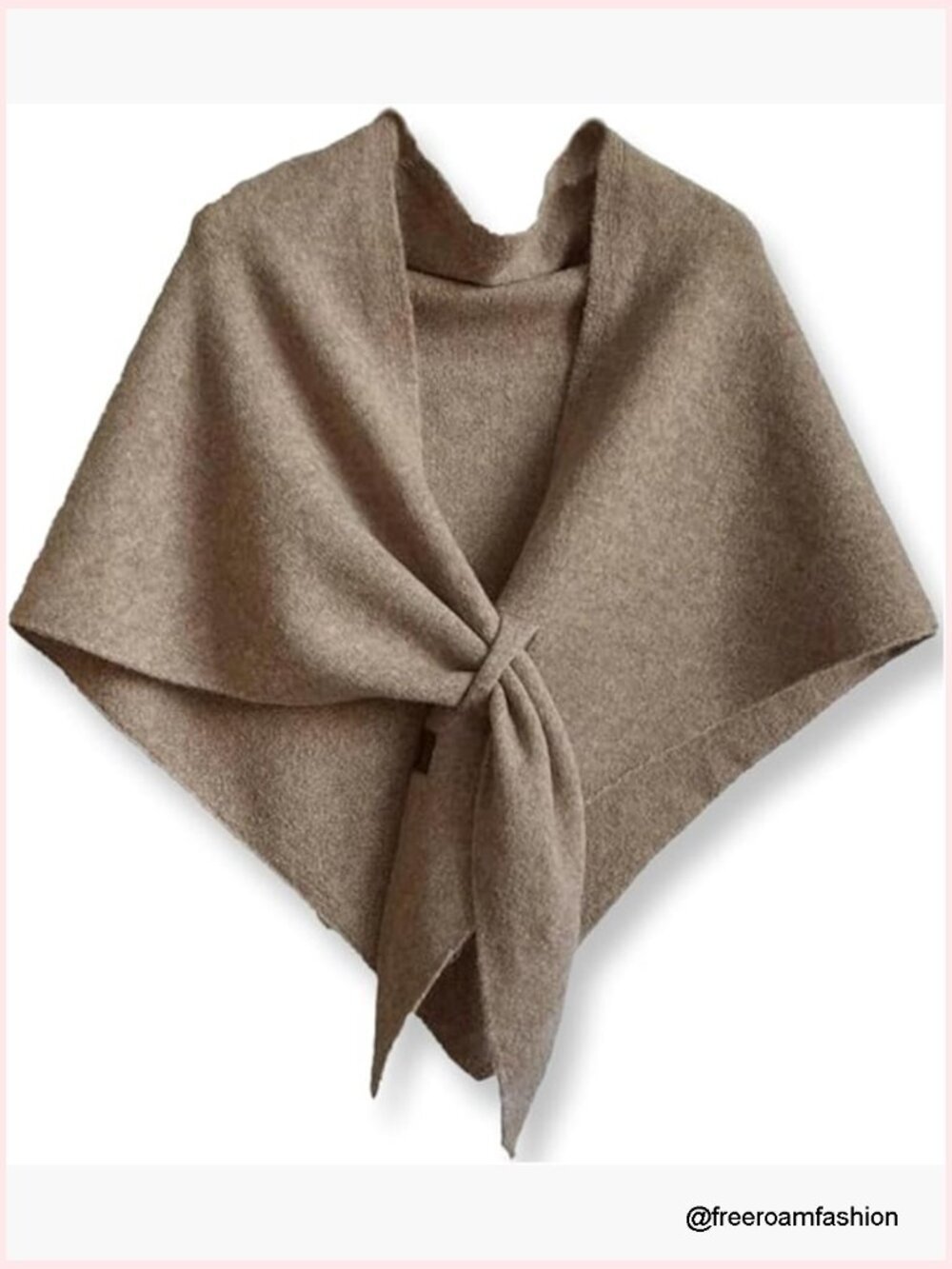 Pashmina Blend Knitted Shawl Wrap Cardigan Cape Travel Scarf Women